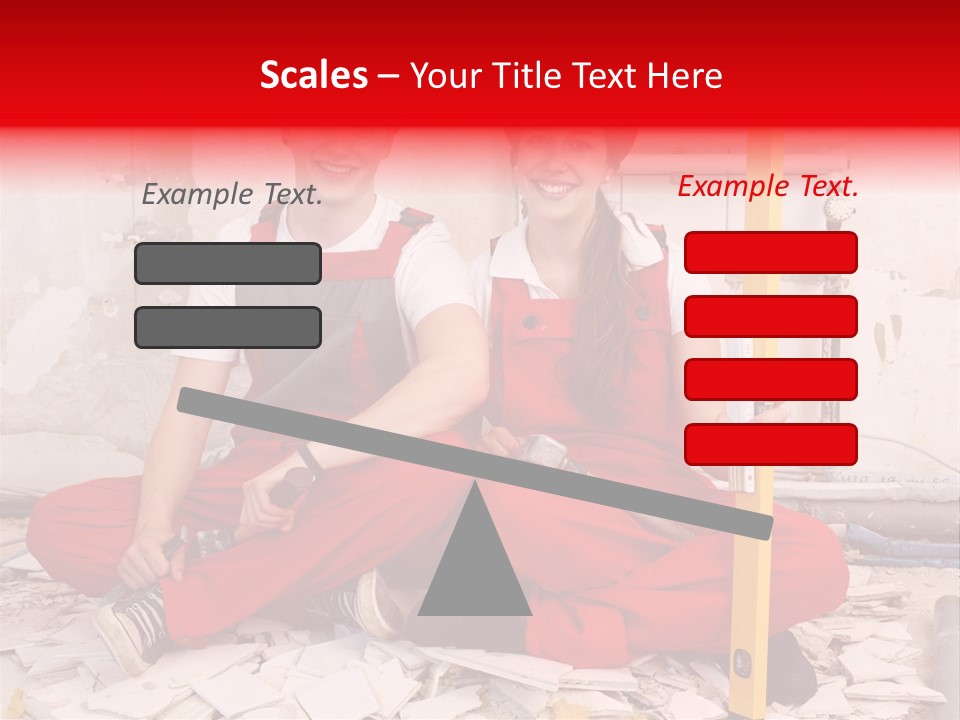 Reparatur Meisel Team PowerPoint Template
