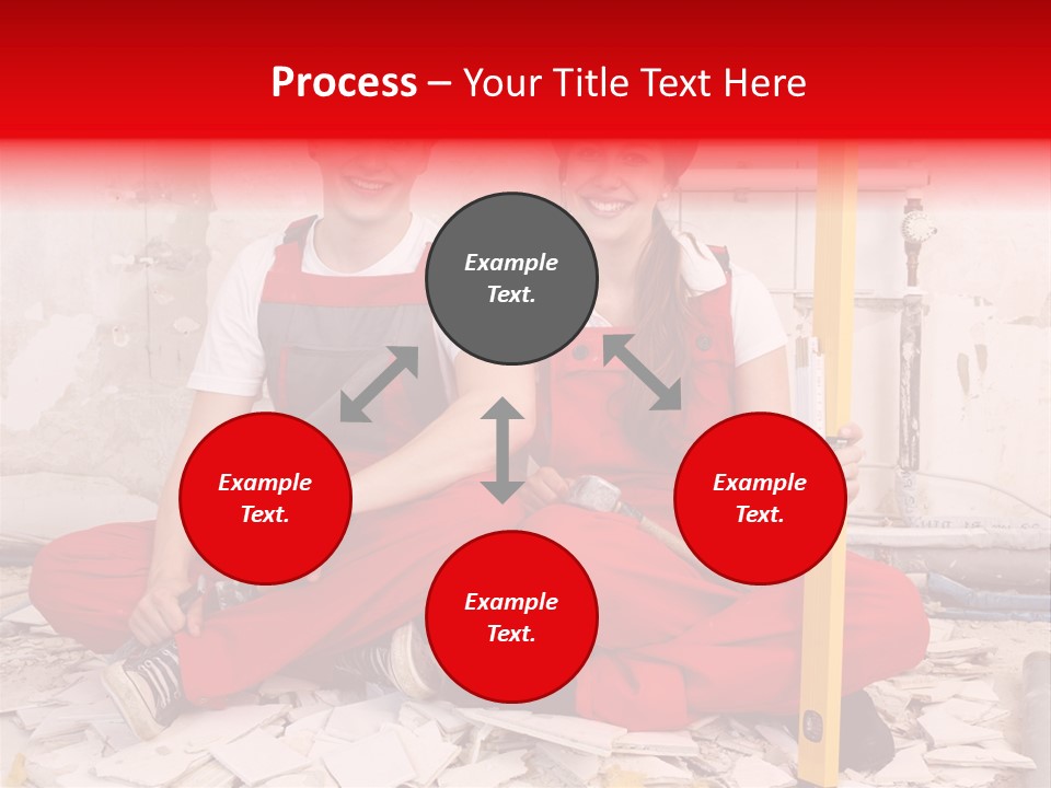 Reparatur Meisel Team PowerPoint Template