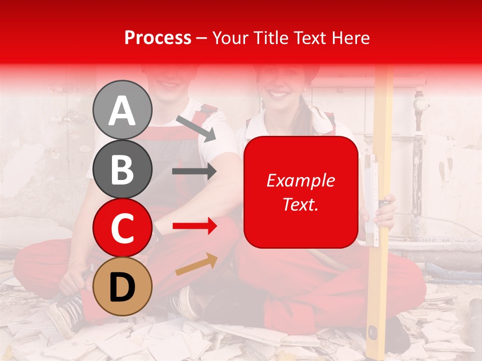 Reparatur Meisel Team PowerPoint Template