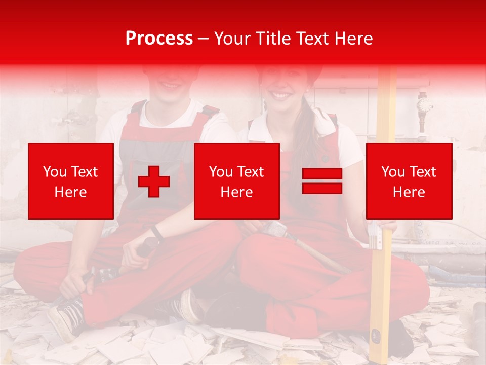Reparatur Meisel Team PowerPoint Template