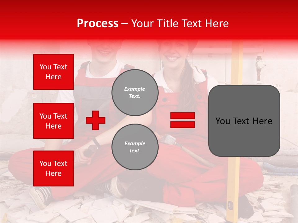 Reparatur Meisel Team PowerPoint Template