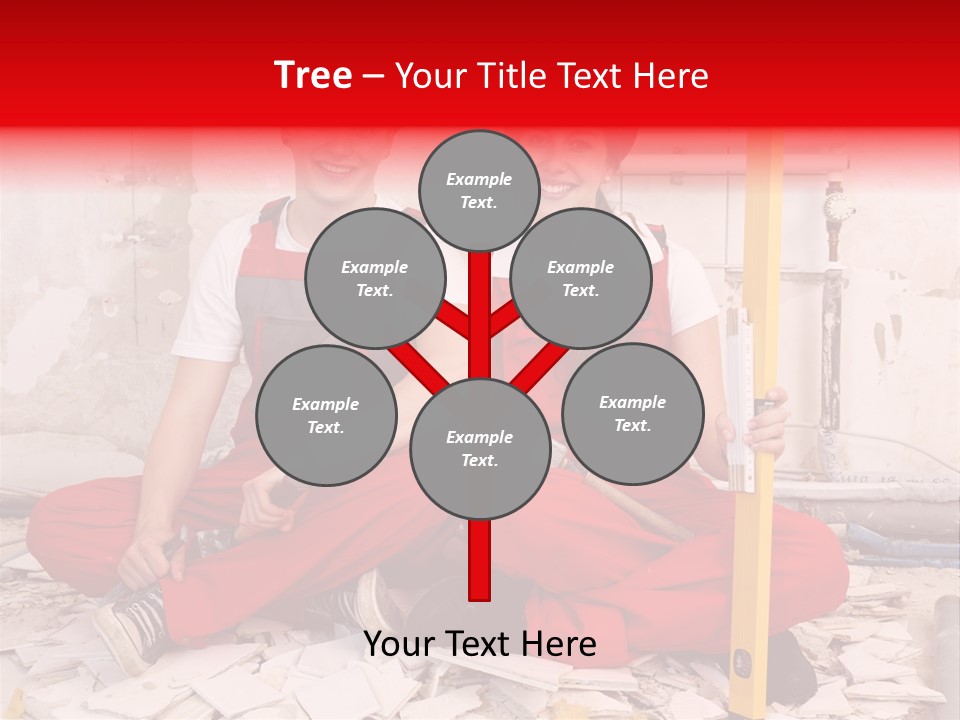 Reparatur Meisel Team PowerPoint Template