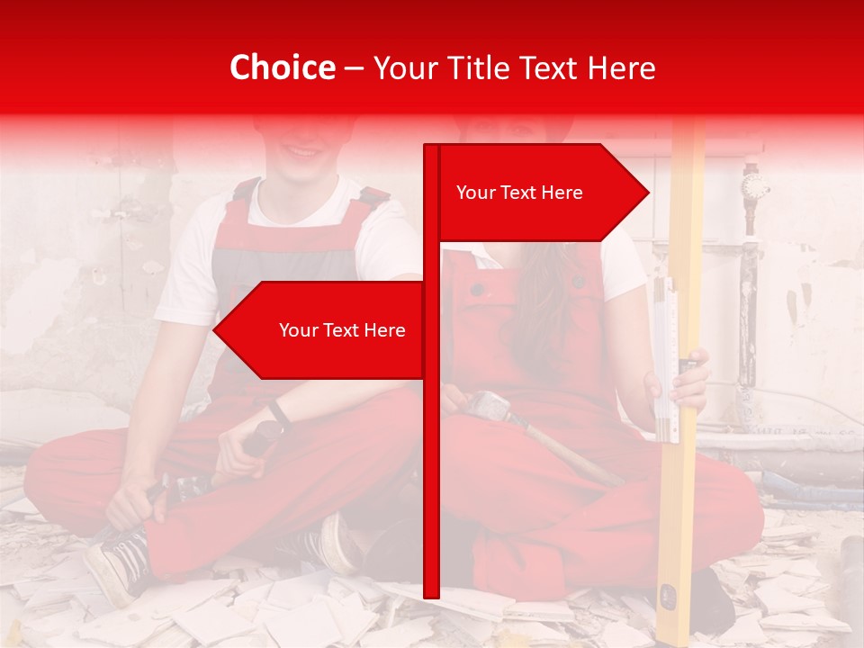 Reparatur Meisel Team PowerPoint Template