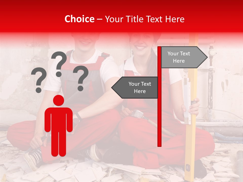 Reparatur Meisel Team PowerPoint Template