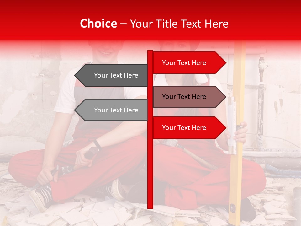 Reparatur Meisel Team PowerPoint Template