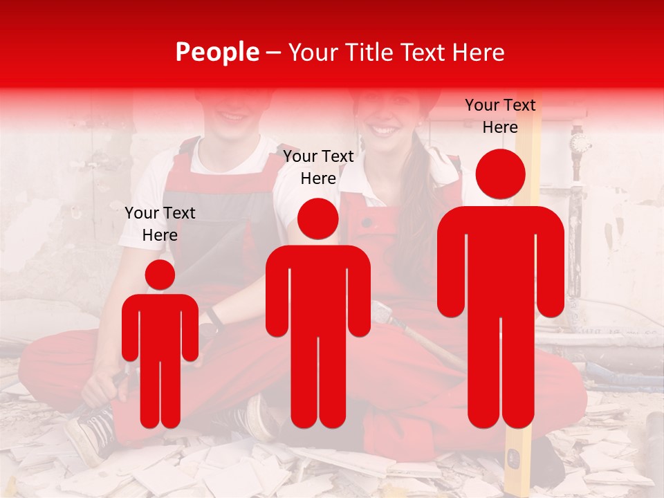 Reparatur Meisel Team PowerPoint Template