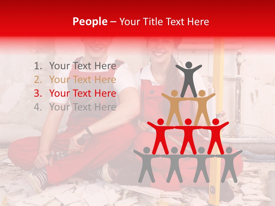 Reparatur Meisel Team PowerPoint Template