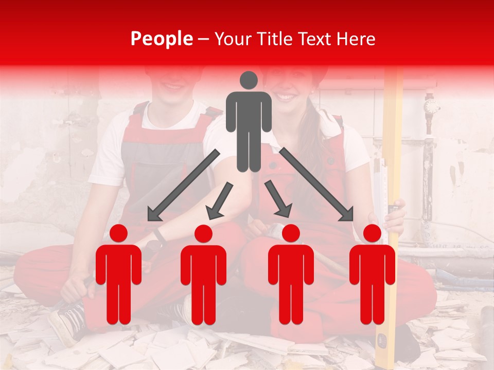 Reparatur Meisel Team PowerPoint Template