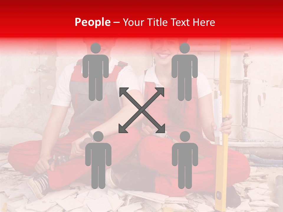 Reparatur Meisel Team PowerPoint Template