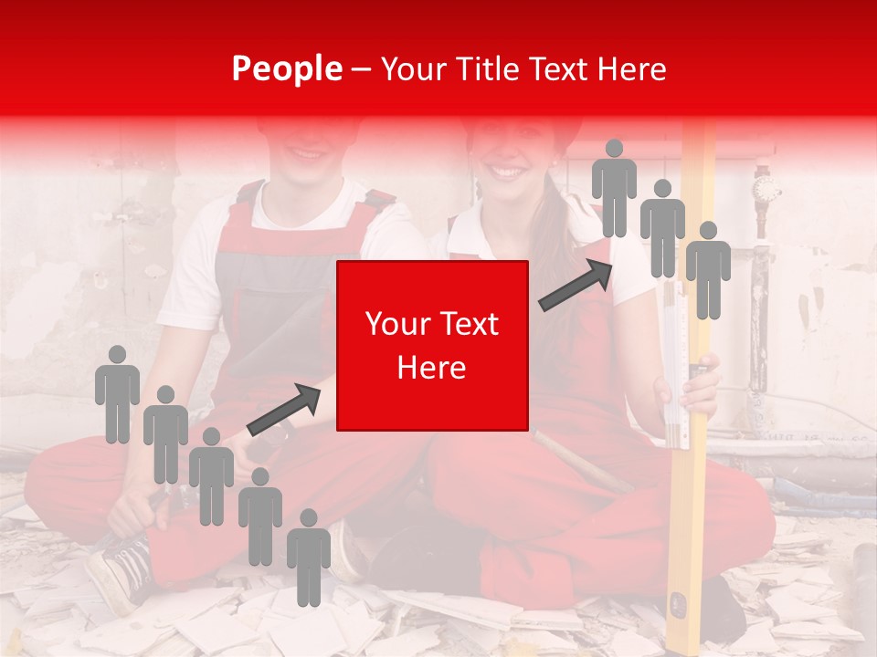 Reparatur Meisel Team PowerPoint Template