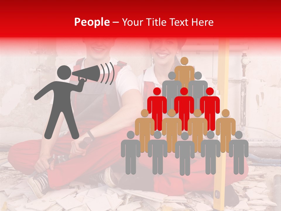 Reparatur Meisel Team PowerPoint Template