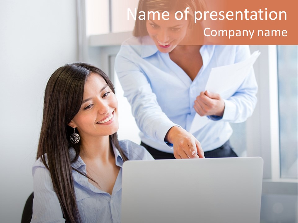 Online Latin Desk PowerPoint Template