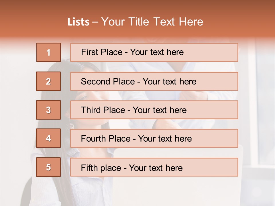 Online Latin Desk PowerPoint Template