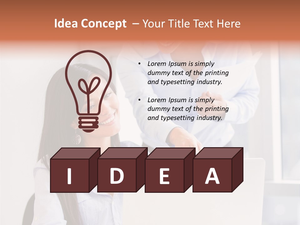 Online Latin Desk PowerPoint Template