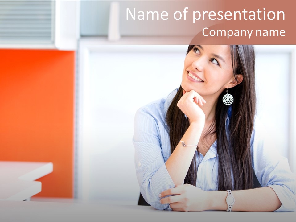 Office Daydreaming Professional PowerPoint Template