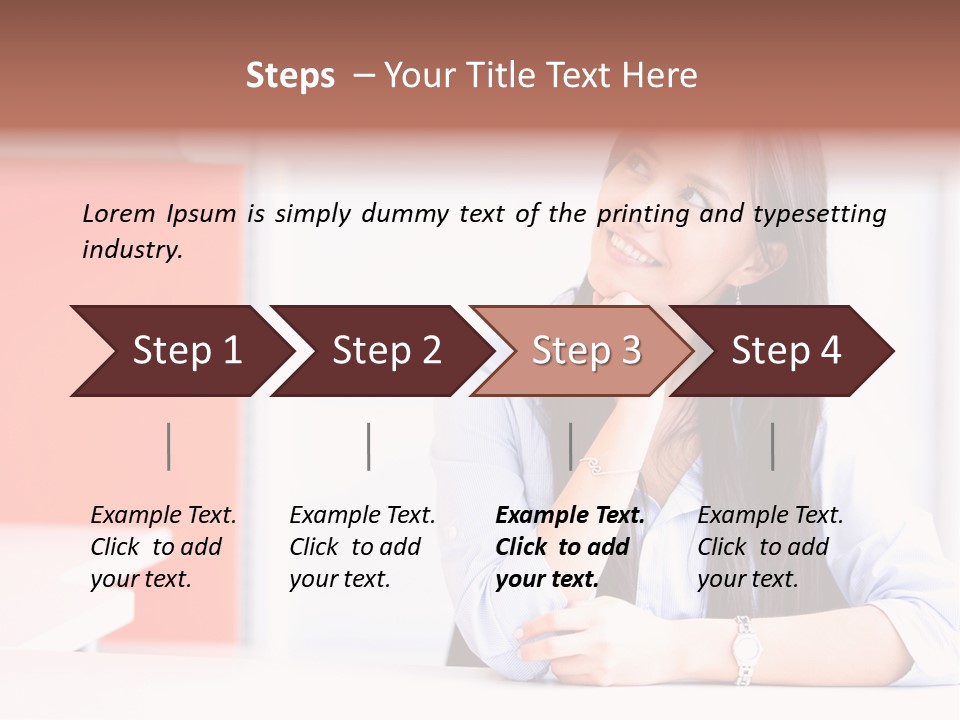 Office Daydreaming Professional PowerPoint Template