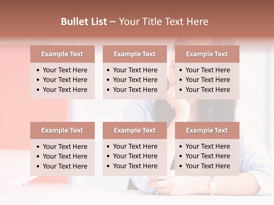 Office Daydreaming Professional PowerPoint Template