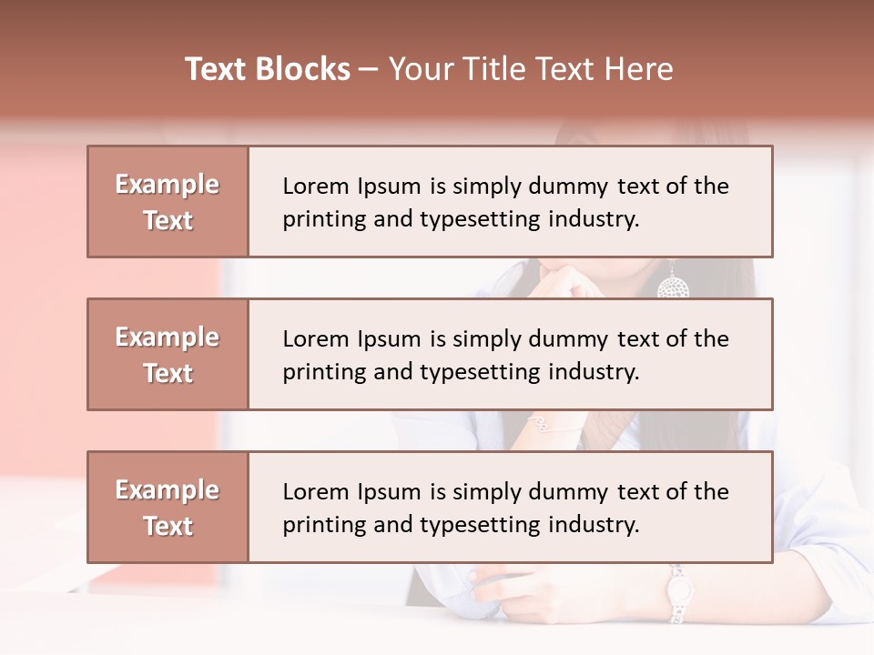 Office Daydreaming Professional PowerPoint Template