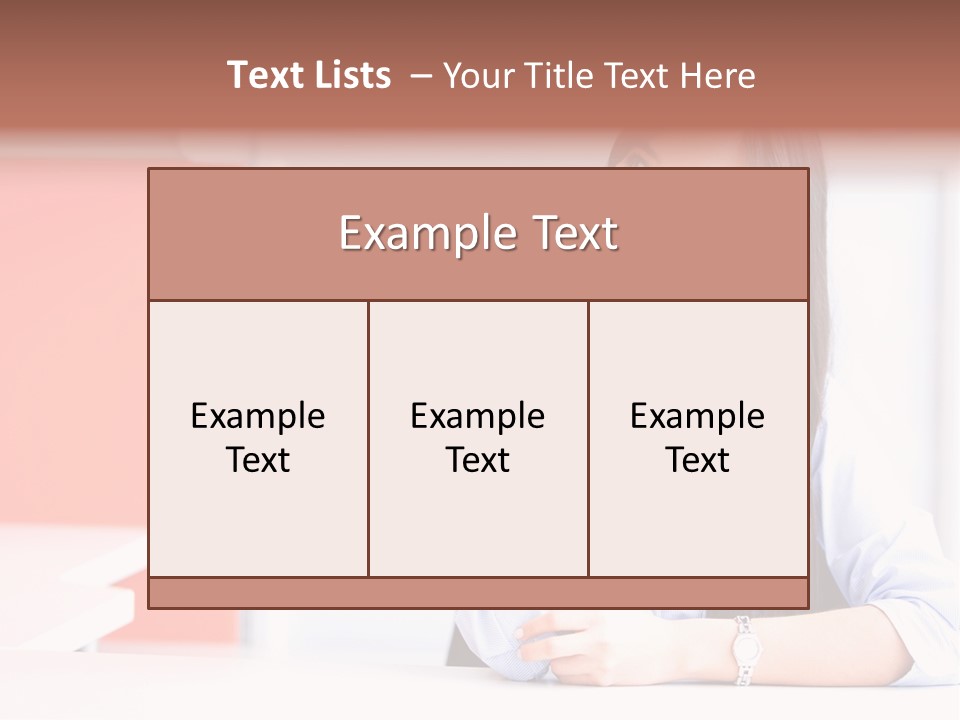 Office Daydreaming Professional PowerPoint Template