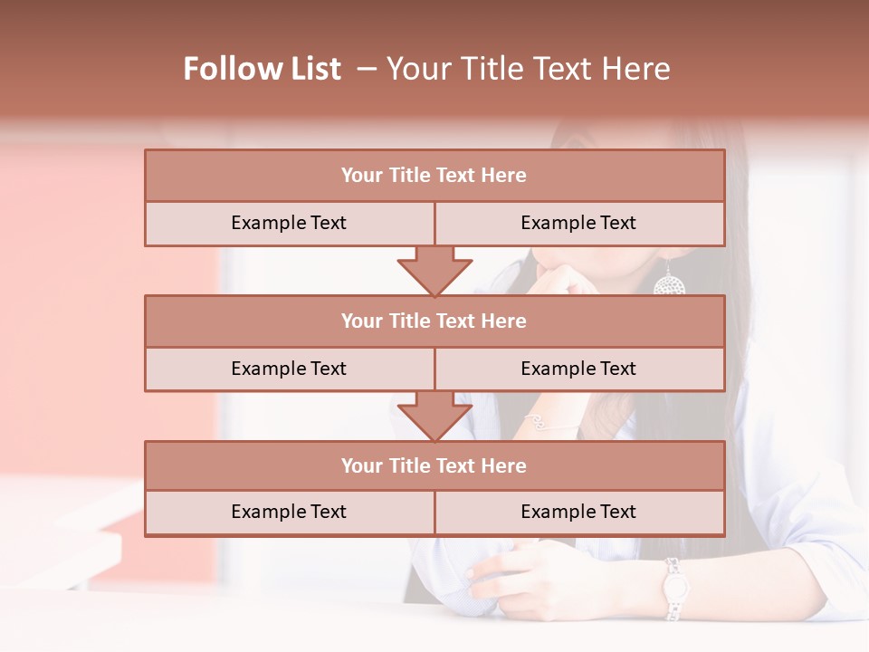 Office Daydreaming Professional PowerPoint Template