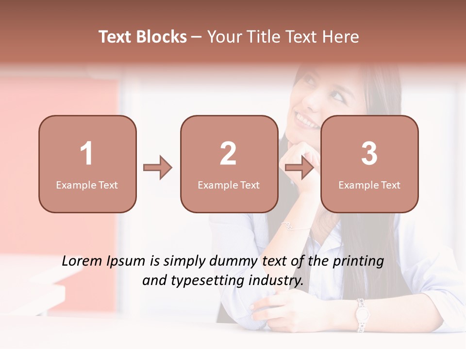 Office Daydreaming Professional PowerPoint Template