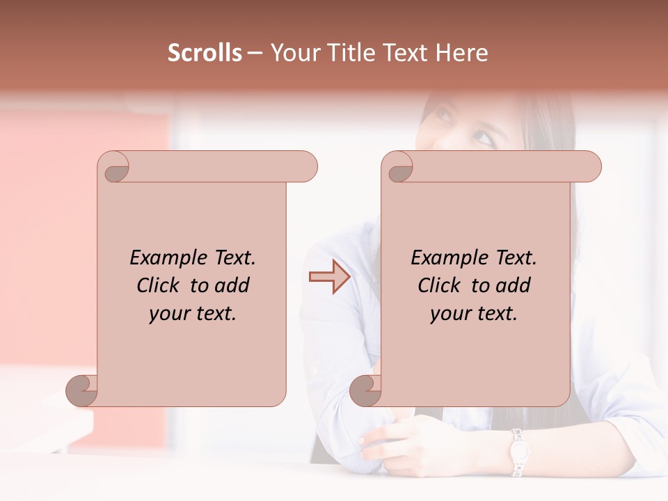 Office Daydreaming Professional PowerPoint Template