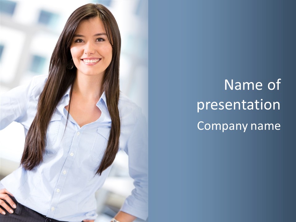 Casual Executive Office PowerPoint Template