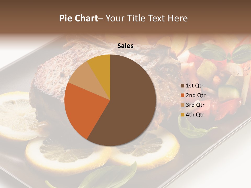 Appetizers Beef Beefsteak PowerPoint Template
