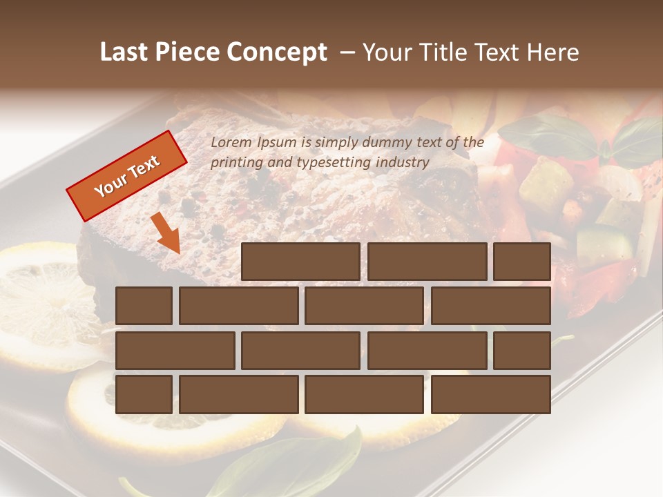 Appetizers Beef Beefsteak PowerPoint Template
