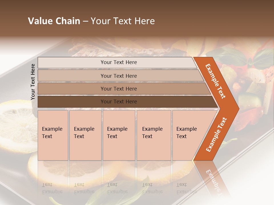Appetizers Beef Beefsteak PowerPoint Template