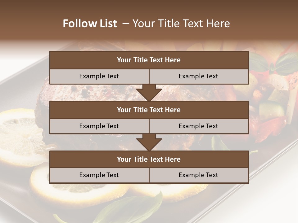 Appetizers Beef Beefsteak PowerPoint Template