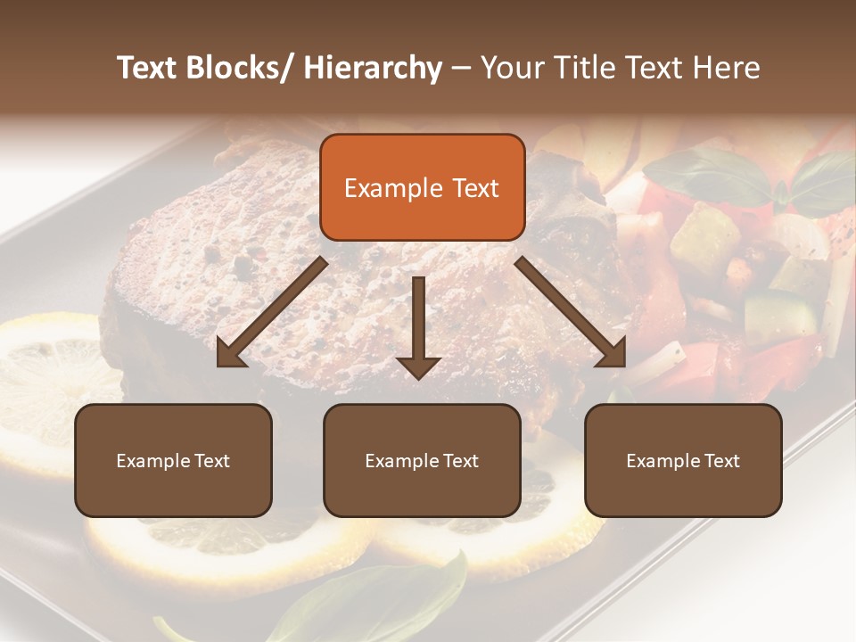 Appetizers Beef Beefsteak PowerPoint Template