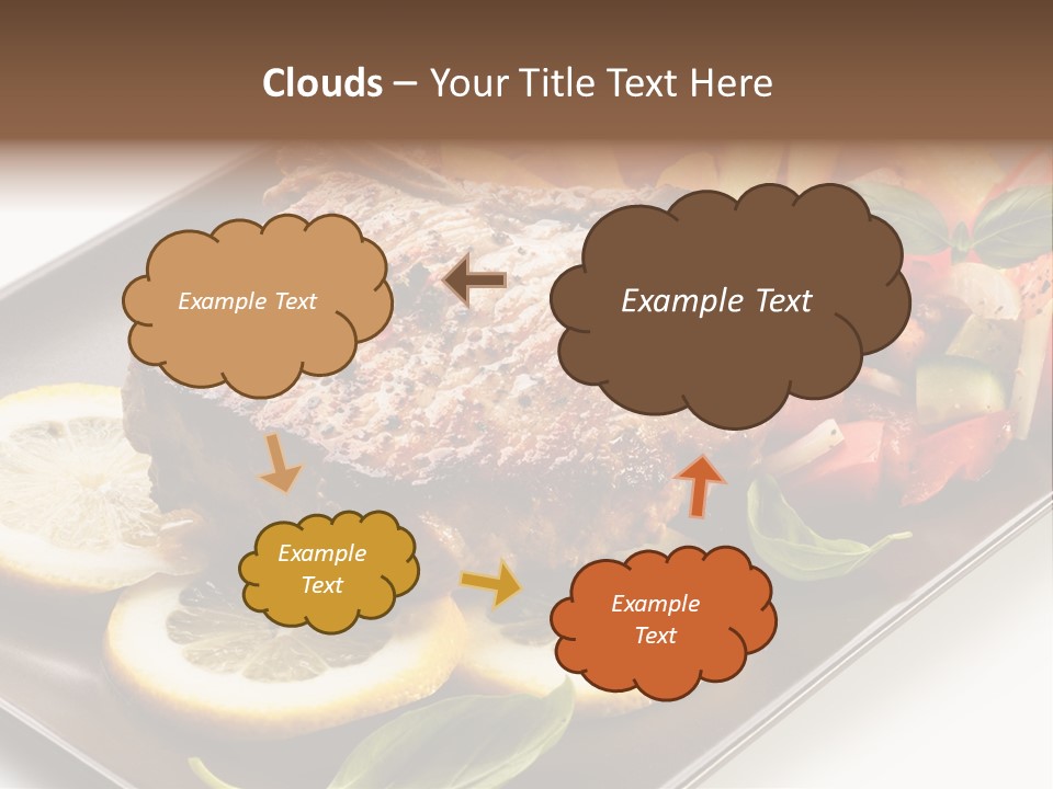 Appetizers Beef Beefsteak PowerPoint Template