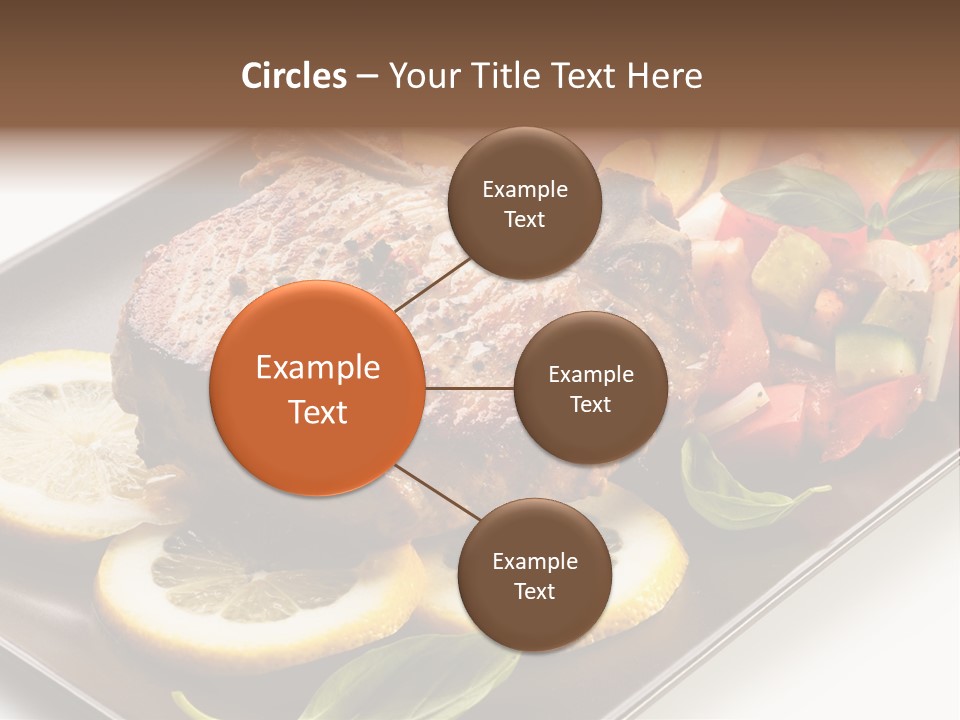 Appetizers Beef Beefsteak PowerPoint Template