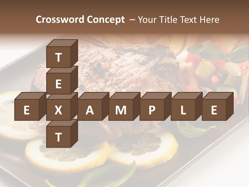 Appetizers Beef Beefsteak PowerPoint Template