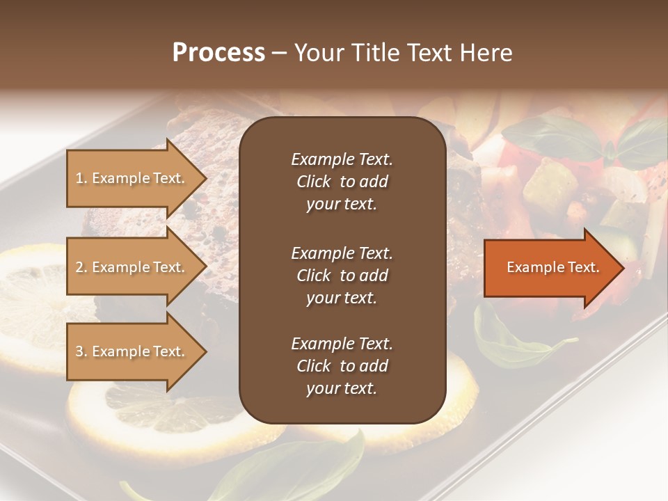 Appetizers Beef Beefsteak PowerPoint Template
