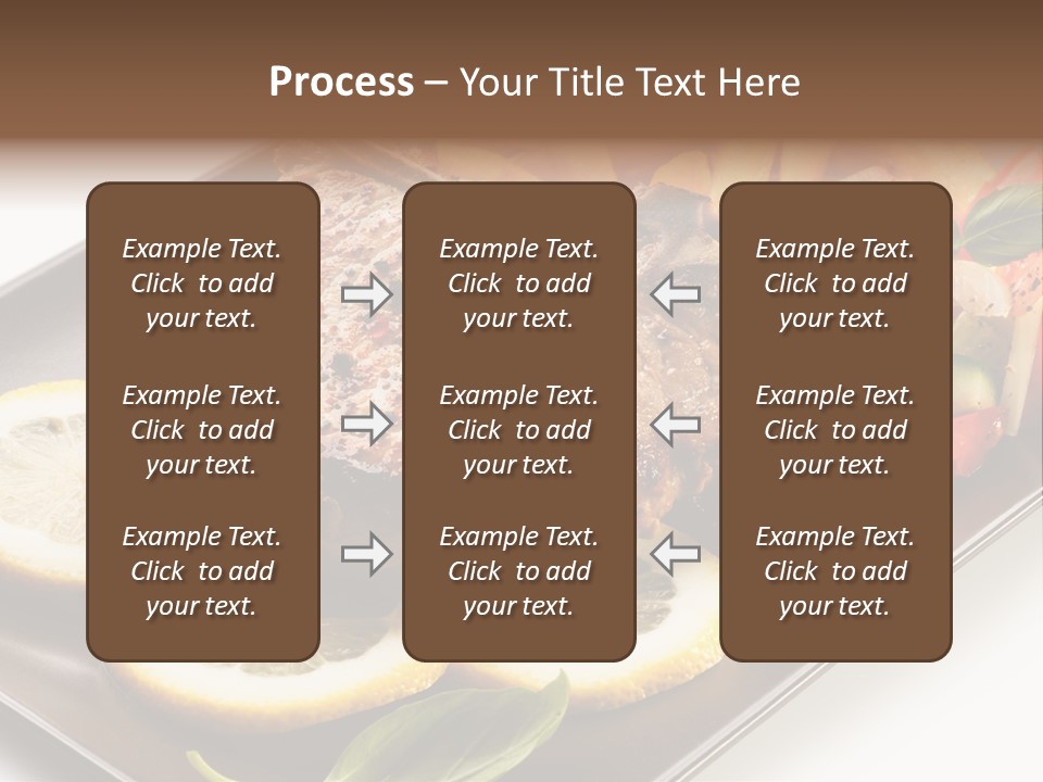 Appetizers Beef Beefsteak PowerPoint Template