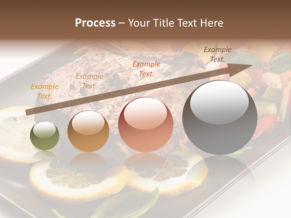 Appetizers Beef Beefsteak PowerPoint Template