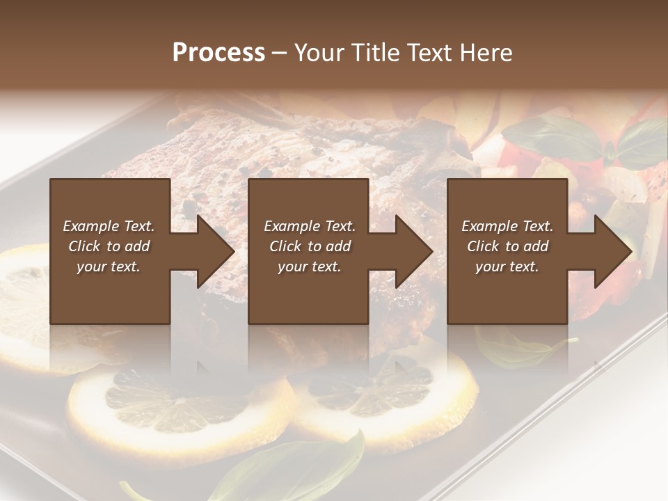 Appetizers Beef Beefsteak PowerPoint Template