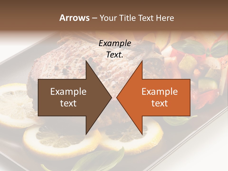 Appetizers Beef Beefsteak PowerPoint Template