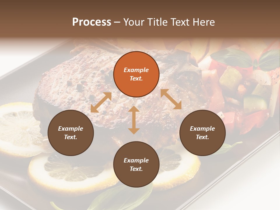Appetizers Beef Beefsteak PowerPoint Template