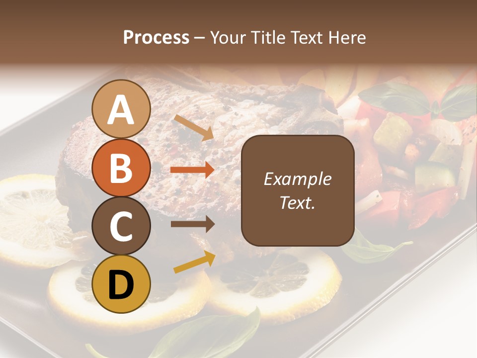 Appetizers Beef Beefsteak PowerPoint Template