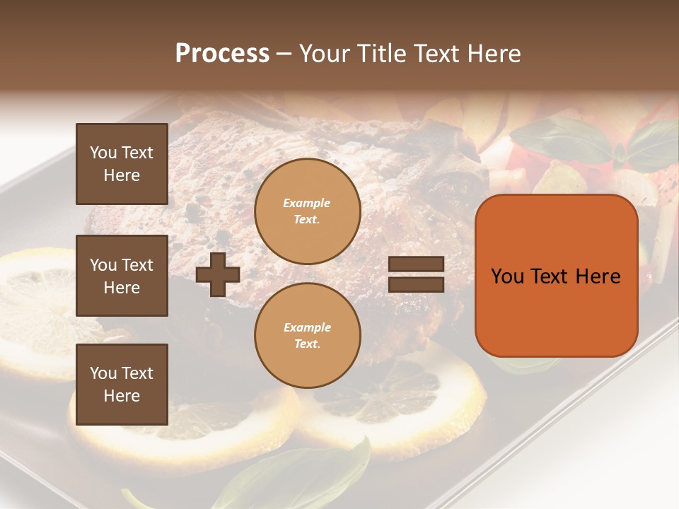 Appetizers Beef Beefsteak PowerPoint Template
