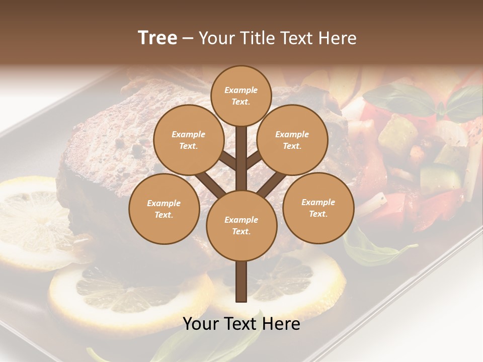Appetizers Beef Beefsteak PowerPoint Template