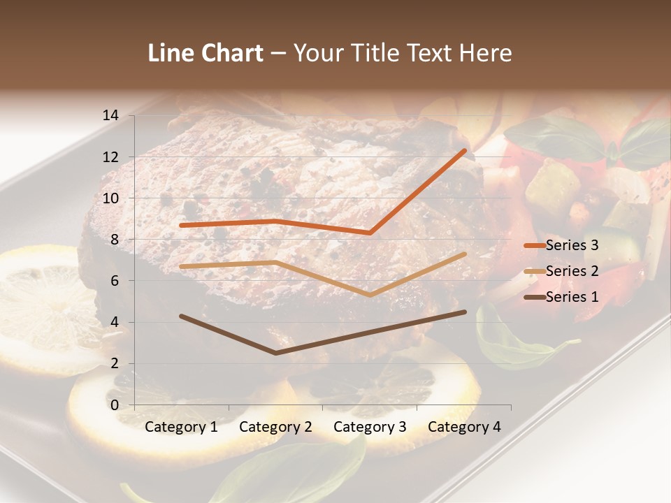 Appetizers Beef Beefsteak PowerPoint Template