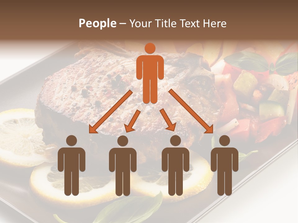 Appetizers Beef Beefsteak PowerPoint Template