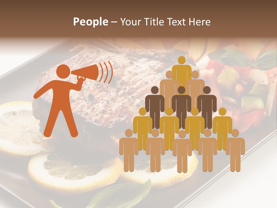 Appetizers Beef Beefsteak PowerPoint Template