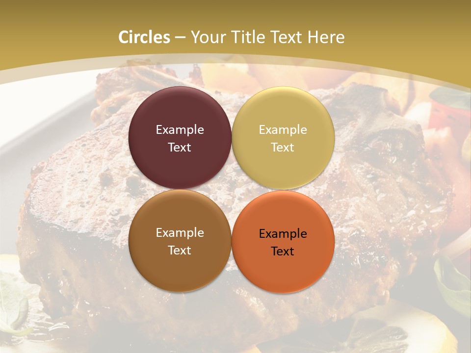Lunch Meat Appetizers PowerPoint Template