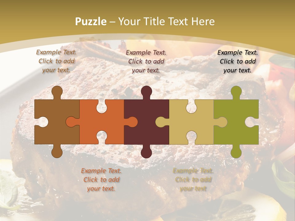 Lunch Meat Appetizers PowerPoint Template