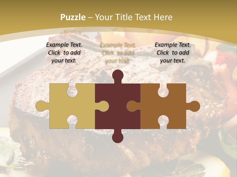 Lunch Meat Appetizers PowerPoint Template